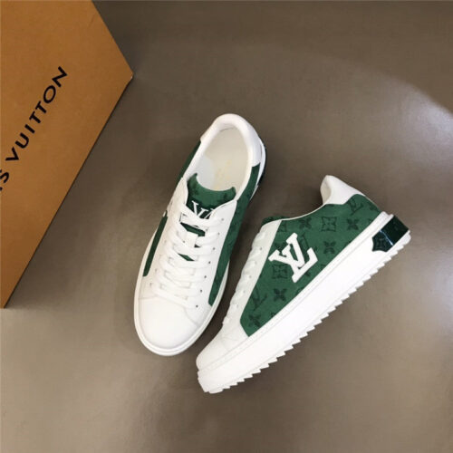 High Quality Luxury Louis Vuitton Mens Time Out Sneakers – Style 05347 alternate view