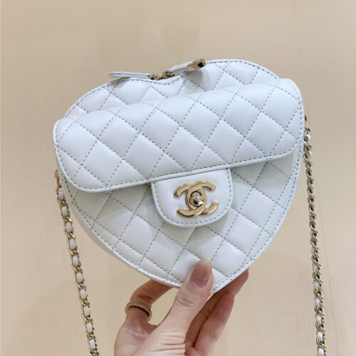 High Quality Luxury Chanel Diamond Heart Bag Large product detail