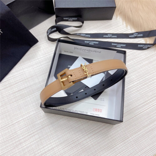 High Quality Luxury YSL Logo Leather Belt product detail