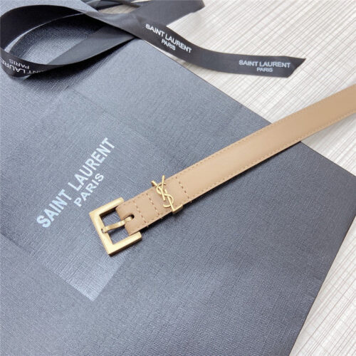 High Quality Luxury YSL Logo Leather Belt product detail