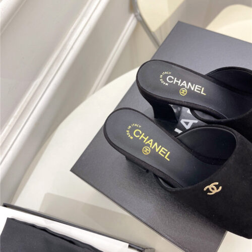 High Quality Luxury Chanel Platform High Heel Slippers product detail