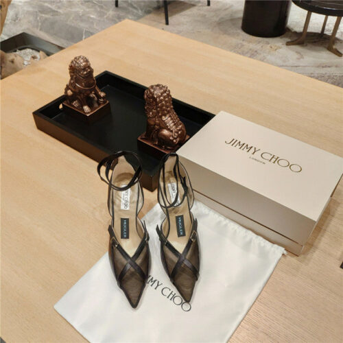 High Quality Luxury Jimmy Choo Black Hosiery Sock Pump product detail