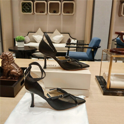 High Quality Luxury Jimmy Choo Black Hosiery Sock Pump product detail