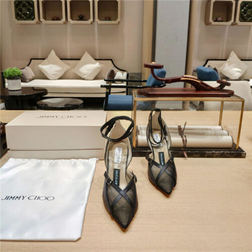 High Quality Luxury Jimmy Choo Black Hosiery Sock Pump product detail