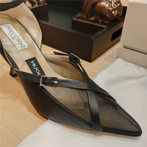 High Quality Luxury Jimmy Choo Black Hosiery Sock Pump product detail