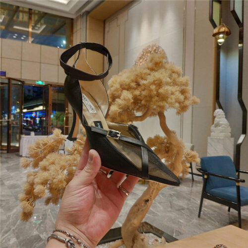 High Quality Luxury Jimmy Choo Black Hosiery Sock Pump product detail