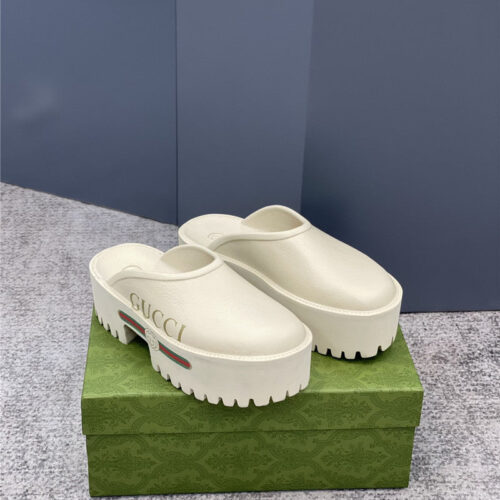 High Quality Luxury Gucci Platform Slippers alternate view