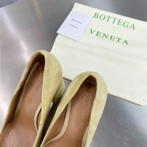 High Quality Luxury Bottega Veneta Square Toe Block Heels – Style 44326 product detail