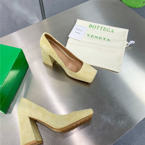 High Quality Luxury Bottega Veneta Square Toe Block Heels – Style 44326 product detail