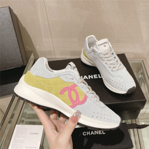 High Quality Luxury Chanel Cc Logo Sneakers – Style 97766