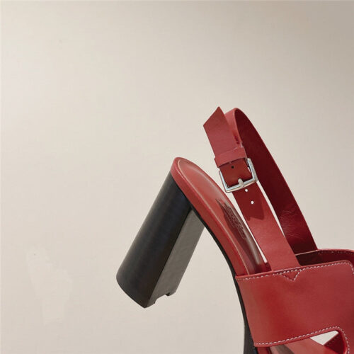 High Quality Luxury Hermes Chunky Heel Sandals – Style 22531 product detail