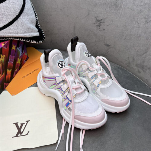 High Quality Luxury Louis Vuitton New Color Matching Old Shoes
