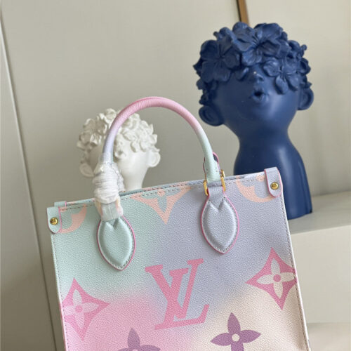 High Quality Luxury Louis Vuitton Onthego Gradient Color Bag Small alternate view