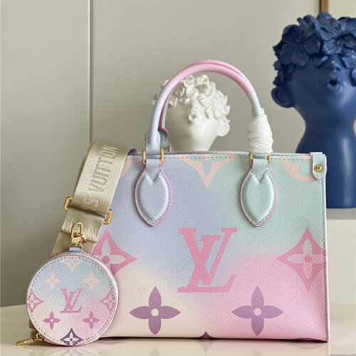 High Quality Luxury Louis Vuitton Onthego Gradient Color Bag Small
