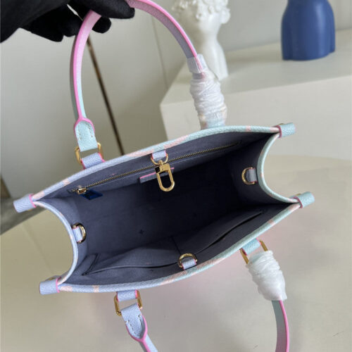 High Quality Luxury Louis Vuitton Onthego Gradient Color Bag Small product detail