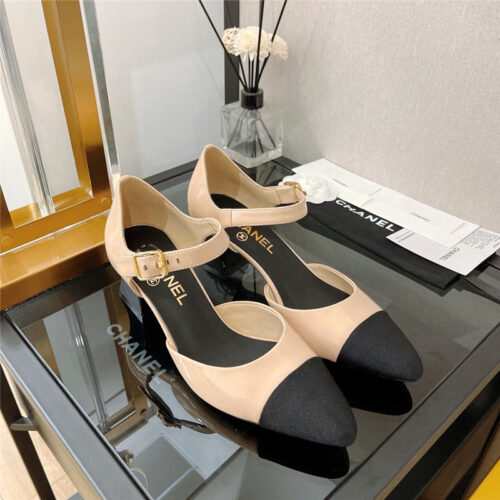 High Quality Luxury Chanel Chunky Heel Sandals – Style 79526