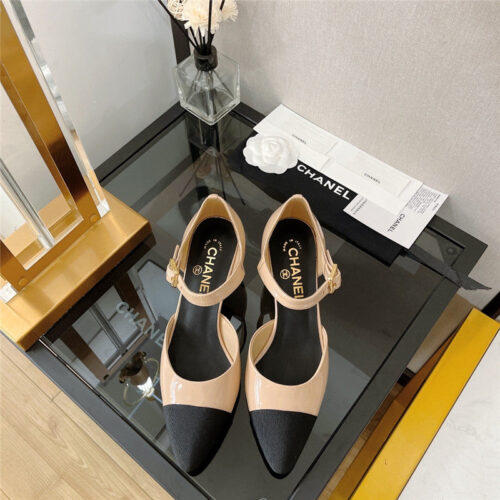 High Quality Luxury Chanel Chunky Heel Sandals – Style 79526 product detail