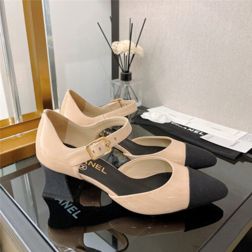High Quality Luxury Chanel Chunky Heel Sandals – Style 79526 alternate view