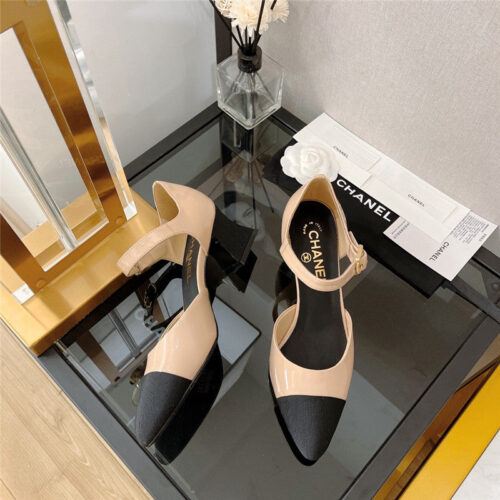 High Quality Luxury Chanel Chunky Heel Sandals – Style 79526 product detail