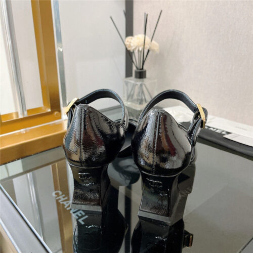 High Quality Luxury Chanel Chunky Heel Sandals – Style 46758 product detail
