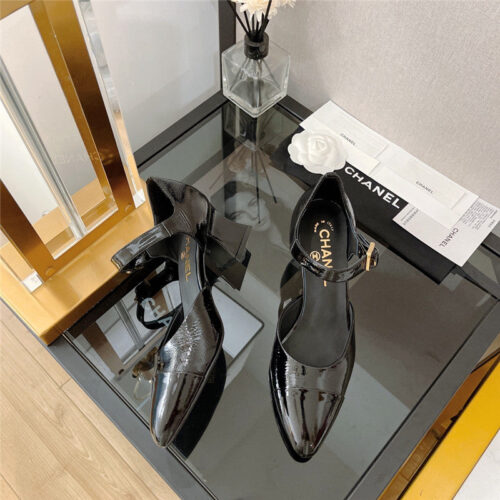 High Quality Luxury Chanel Chunky Heel Sandals – Style 46758 product detail