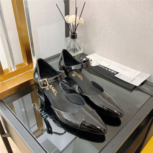 High Quality Luxury Chanel Chunky Heel Sandals – Style 46758