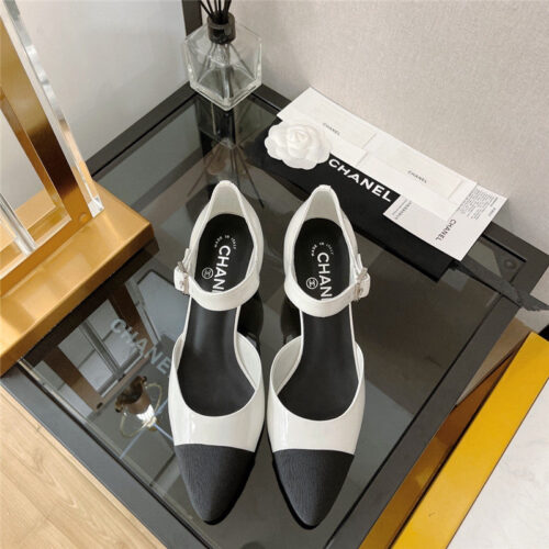 High Quality Luxury Chanel Chunky Heel Sandals – Style 13990 alternate view