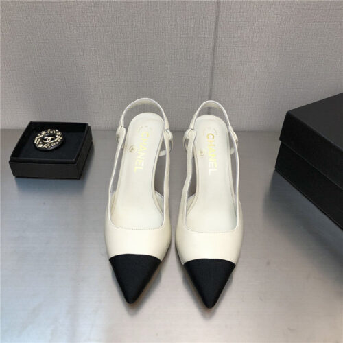 High Quality Luxury Chanel High Heel Sandals – Style 97222 alternate view
