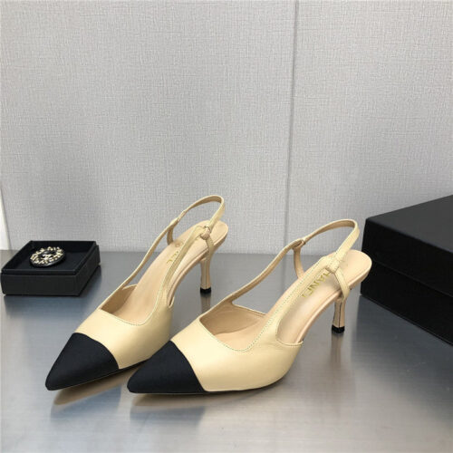 High Quality Luxury Chanel High Heel Sandals – Style 35078 alternate view
