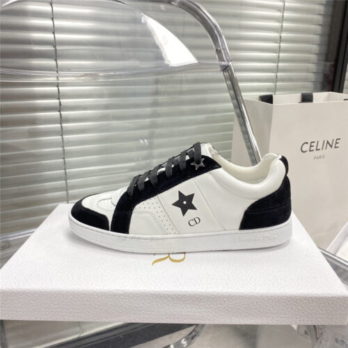 High Quality Luxury Dior Star White Sneakers – Style 75686 product detail