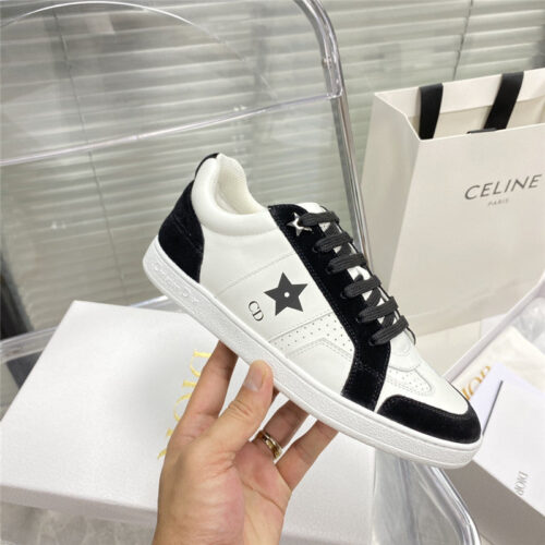 High Quality Luxury Dior Star White Sneakers – Style 75686 product detail