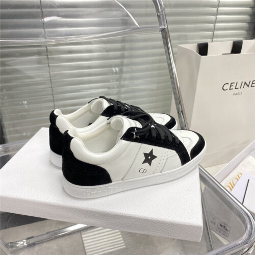 High Quality Luxury Dior Star White Sneakers – Style 75686 product detail