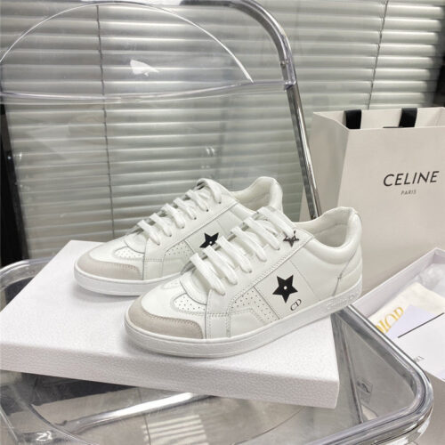 High Quality Luxury Dior Star White Sneakers alternate view