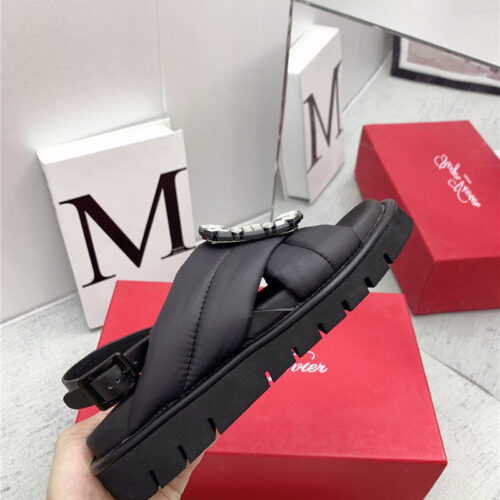 High Quality Luxury Roger Vivier Buckle Platform Sandals – Style 14068 product detail