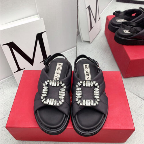 High Quality Luxury Roger Vivier Buckle Platform Sandals – Style 14068 alternate view