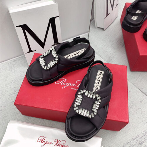 High Quality Luxury Roger Vivier Buckle Platform Sandals – Style 14068 product detail