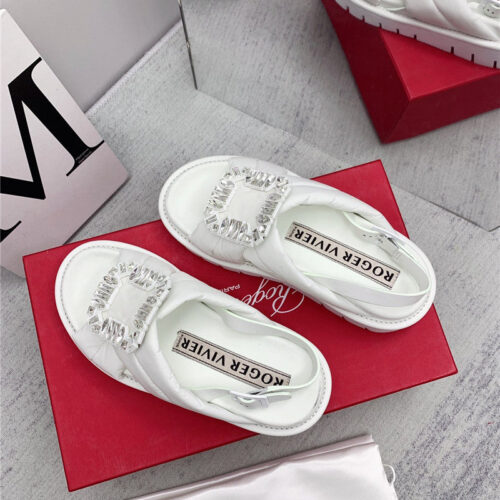 High Quality Luxury Roger Vivier Buckle Platform Sandals – Style 12372 product detail