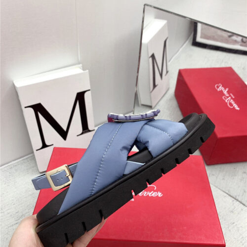 High Quality Luxury Roger Vivier Buckle Platform Sandals product detail
