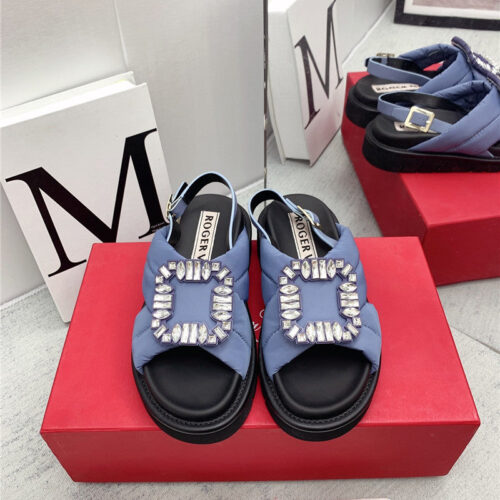 High Quality Luxury Roger Vivier Buckle Platform Sandals alternate view