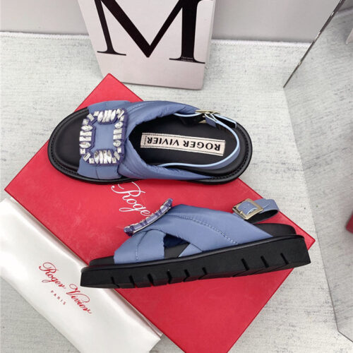 High Quality Luxury Roger Vivier Buckle Platform Sandals product detail