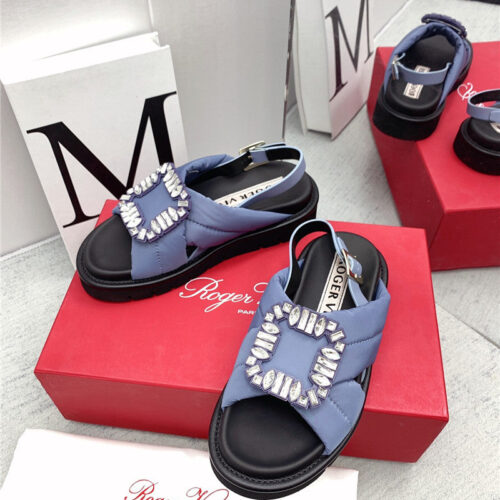 High Quality Luxury Roger Vivier Buckle Platform Sandals product detail