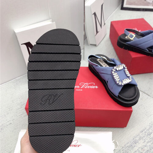 High Quality Luxury Roger Vivier Buckle Platform Sandals product detail