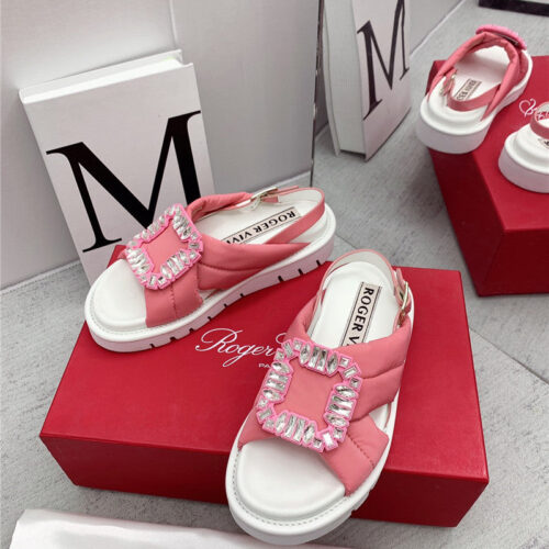 High Quality Luxury Roger Vivier Buckle Platform Sandals – Style 08980 product detail