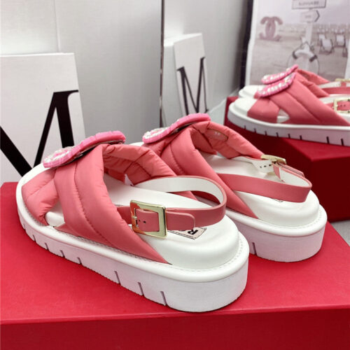High Quality Luxury Roger Vivier Buckle Platform Sandals – Style 08980 product detail