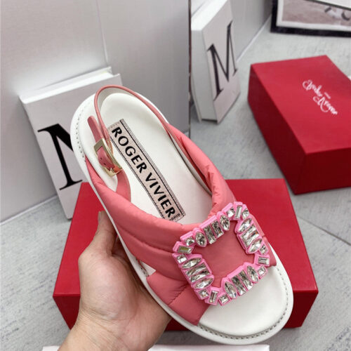 High Quality Luxury Roger Vivier Buckle Platform Sandals – Style 08980 product detail