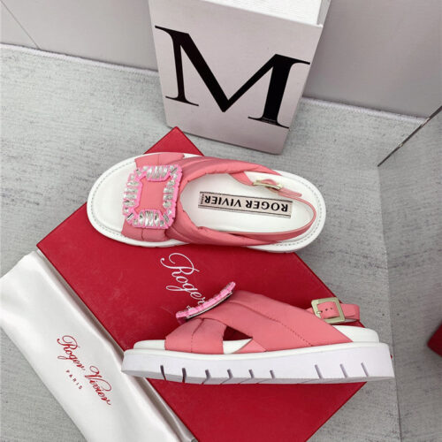 High Quality Luxury Roger Vivier Buckle Platform Sandals – Style 08980 product detail