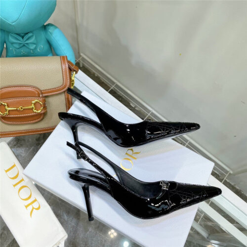 High Quality Luxury Dior Embroidered High Heels product detail