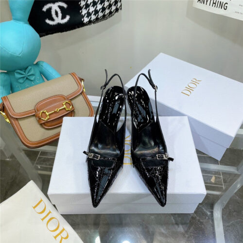 High Quality Luxury Dior Embroidered High Heels product detail