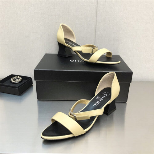 High Quality Luxury Chanel Chunky Heel Sandals product detail