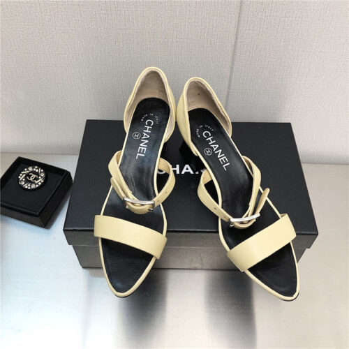 High Quality Luxury Chanel Chunky Heel Sandals product detail